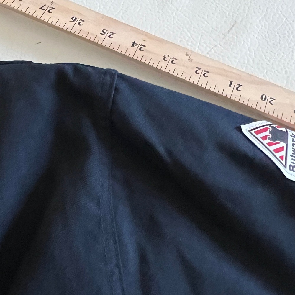 Bulwark Bomber Jacket Men XL Navy JNJ8NV2 FR Nomex Workwear - Picture 9 of 11